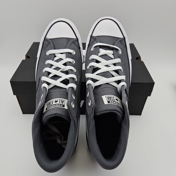 Converse Mens Size 11.5 Malden Street Mid Unisex‎ Sneaker Iron Grey A01460F New - Picture 3 of 7